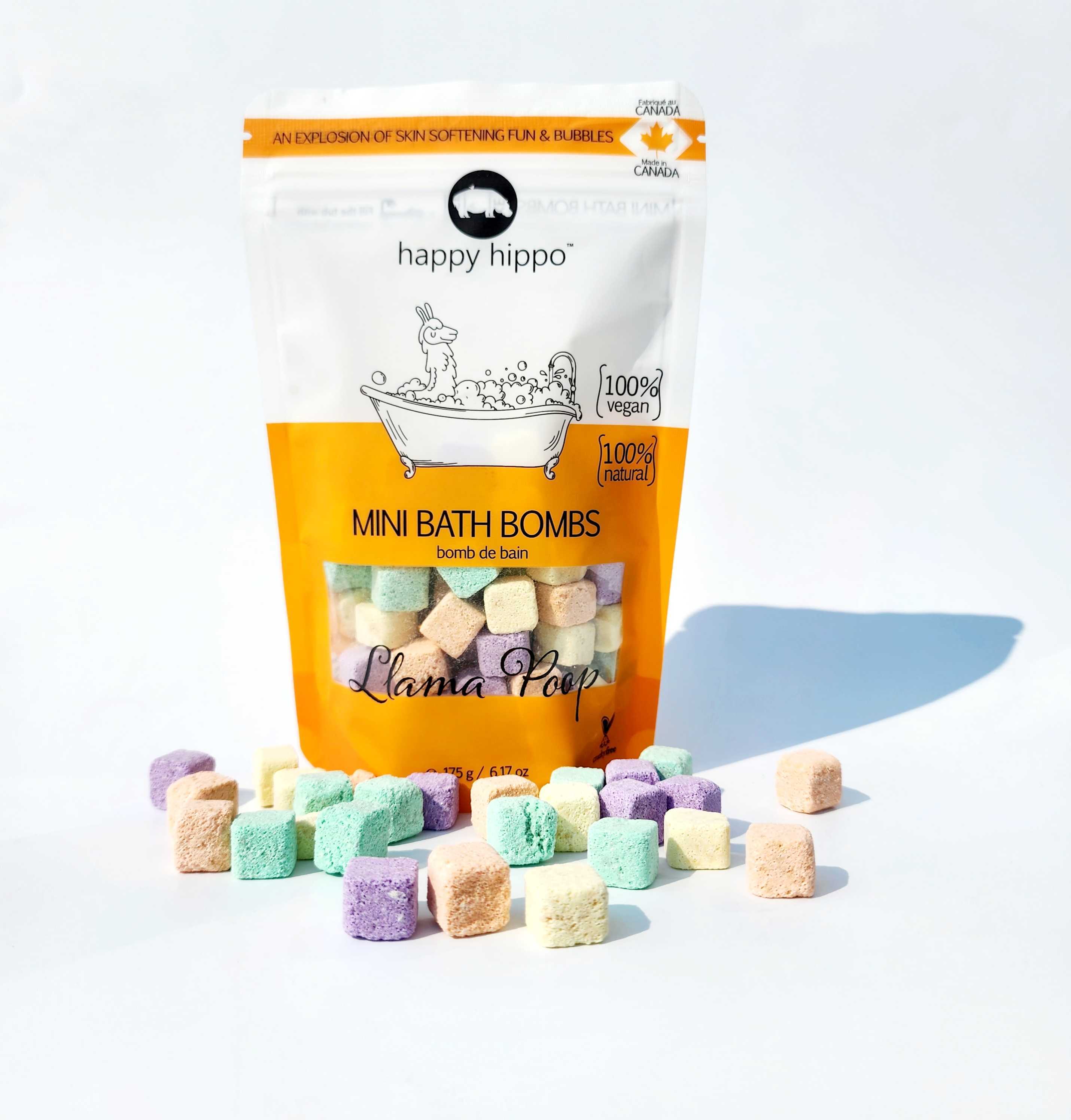 Llama Poop Mini Bath Bombs – Happy Hippo Bath Co
