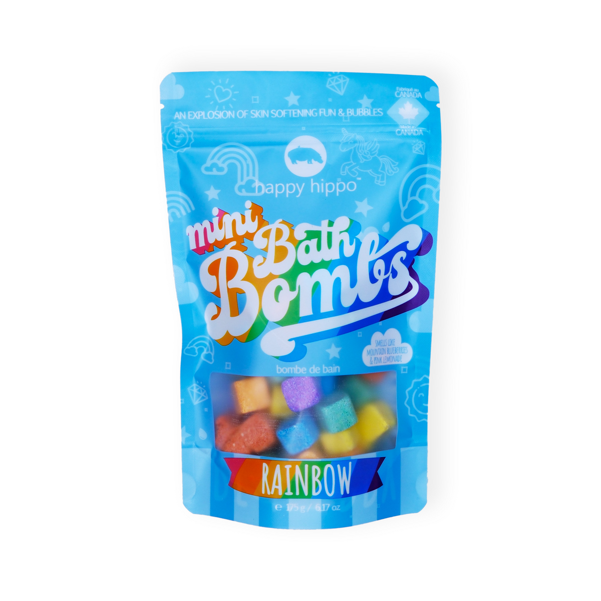 Rainbow Mini Bath Bombs