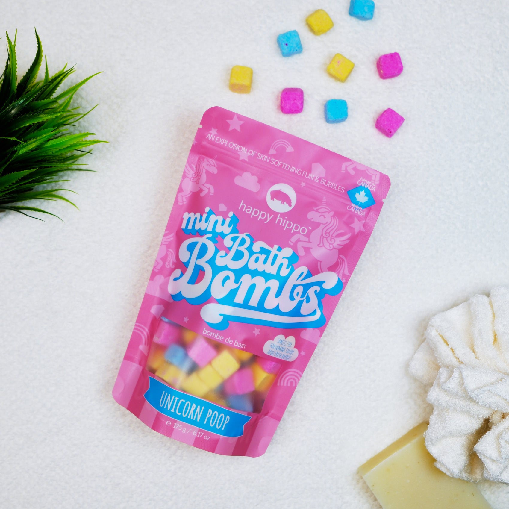 Unicorn Poop Mini Bath Bombs