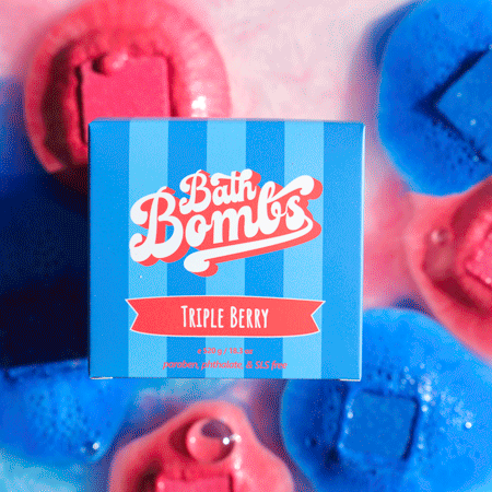 Triple Berry Cube Bombs - 12 Pack