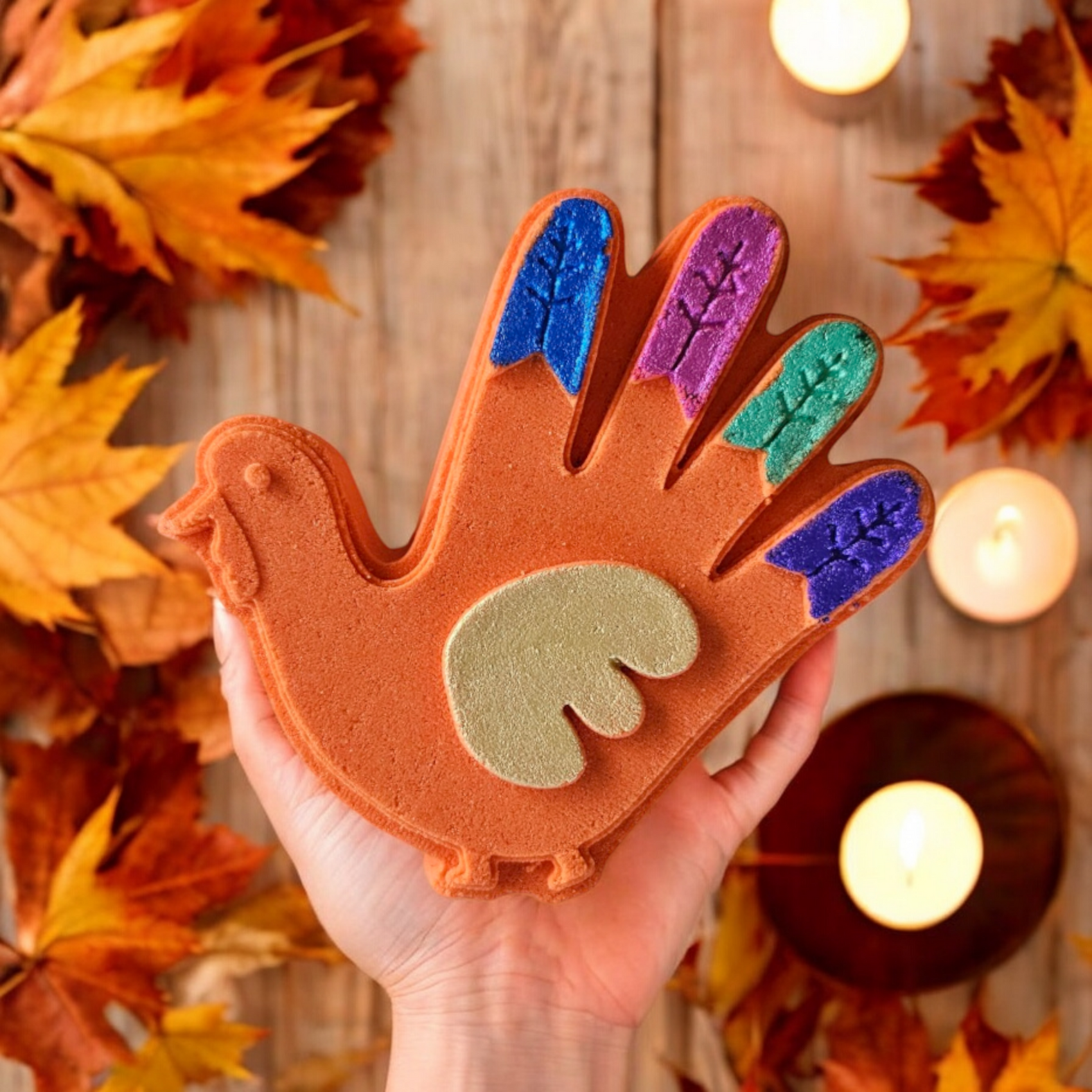 Hand Turkey - Bath Bomb