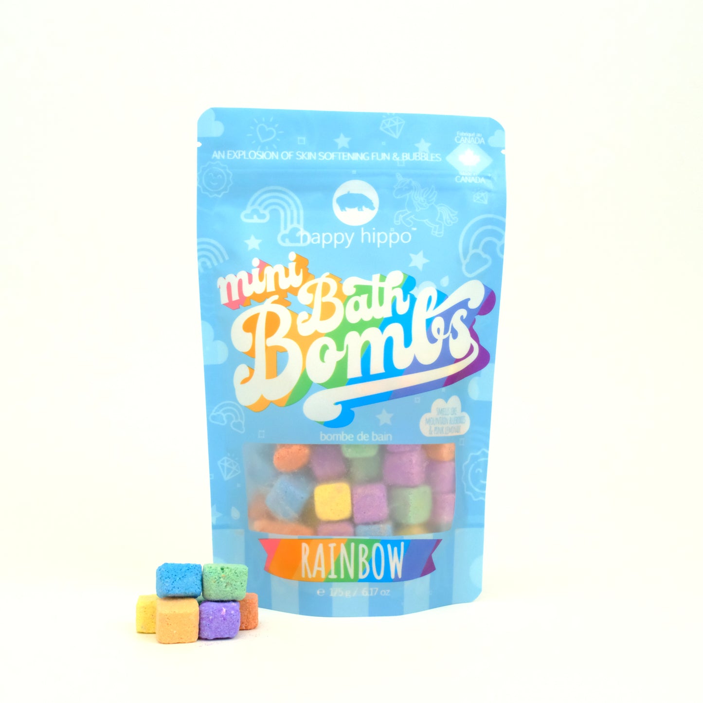Rainbow Mini Bath Bombs