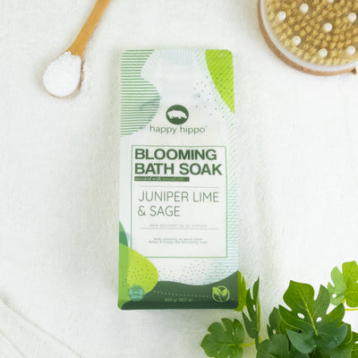 Juniper Lime & Sage - Blooming Bath Soak 800g